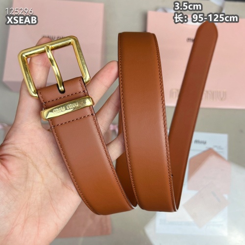 Replica MIU MIU AAA Quality Belts For Unisex #1245860 $48.00 USD for Wholesale