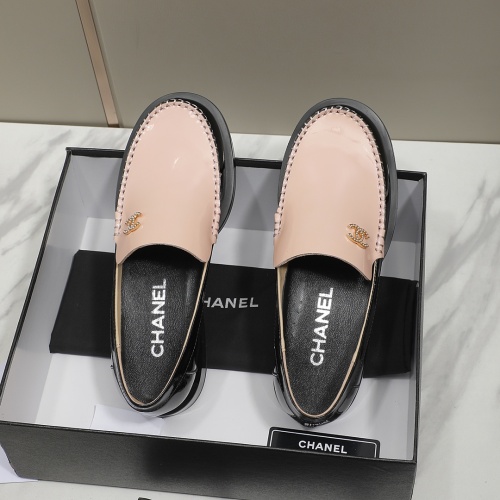 Replica Chanel Leather Shoes For Women #1245867 $100.00 USD for Wholesale