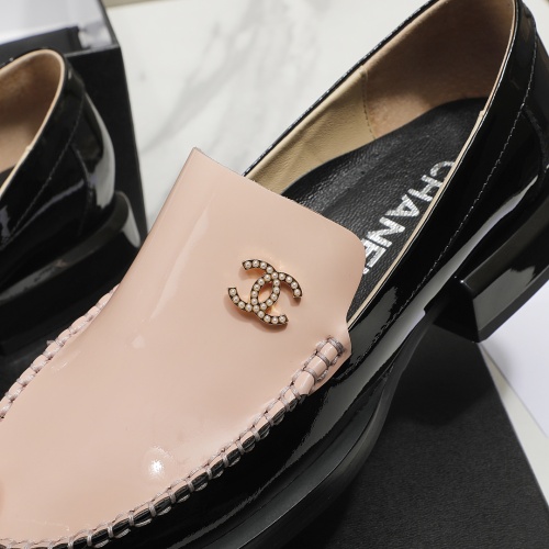 Replica Chanel Leather Shoes For Women #1245867 $100.00 USD for Wholesale