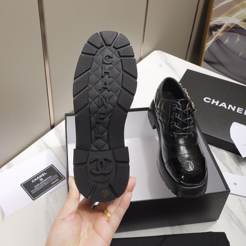 Replica Chanel Leather Shoes For Women #1245882 $102.00 USD for Wholesale