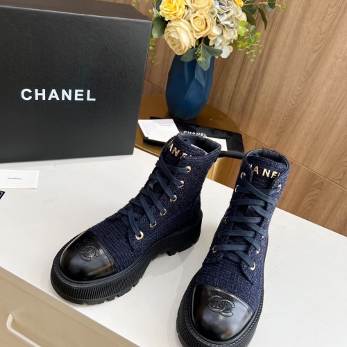 Replica Chanel Boots For Women #1245900 $105.00 USD for Wholesale