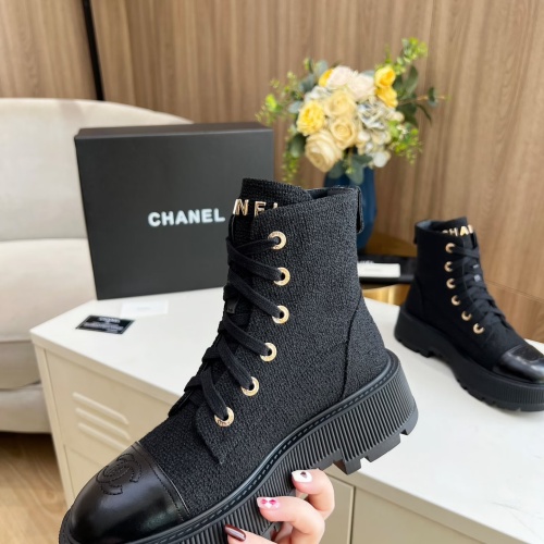 Replica Chanel Boots For Women #1245901 $105.00 USD for Wholesale