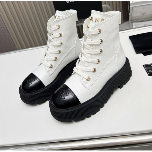 Wholesale Chanel Boots For Women #1245902 $105.00 USD, Wholesale Quality Replica Chanel Boots