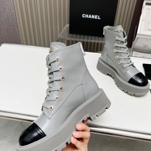 Replica Chanel Boots For Women #1245903 $105.00 USD for Wholesale