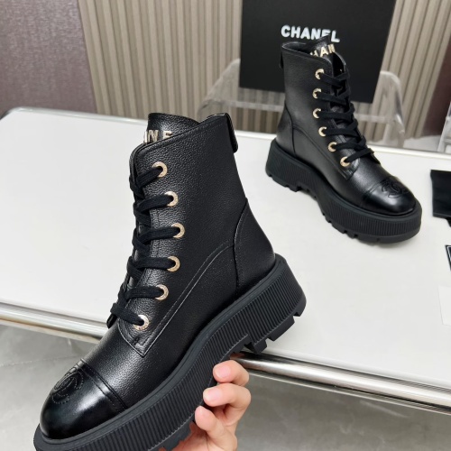 Replica Chanel Boots For Women #1245904 $105.00 USD for Wholesale