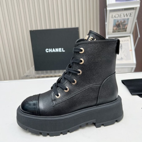 Replica Chanel Boots For Women #1245904 $105.00 USD for Wholesale