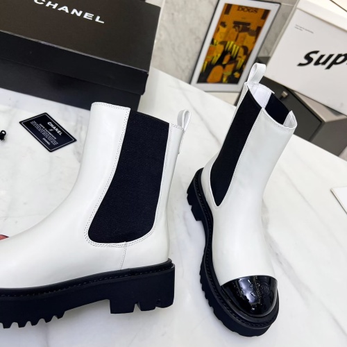 Replica Chanel Boots For Women #1245909 $105.00 USD for Wholesale