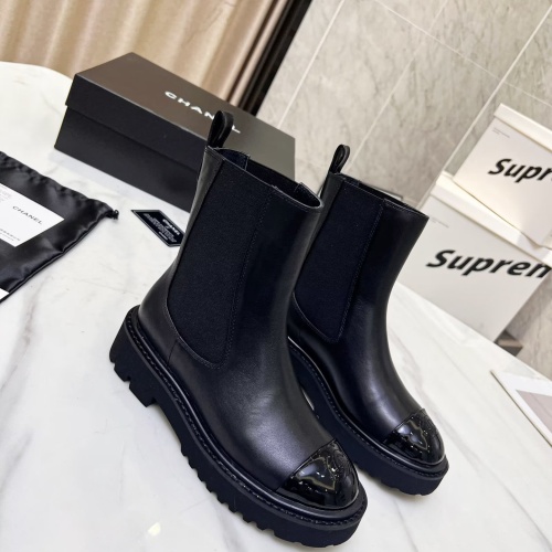 Replica Chanel Boots For Women #1245910 $105.00 USD for Wholesale