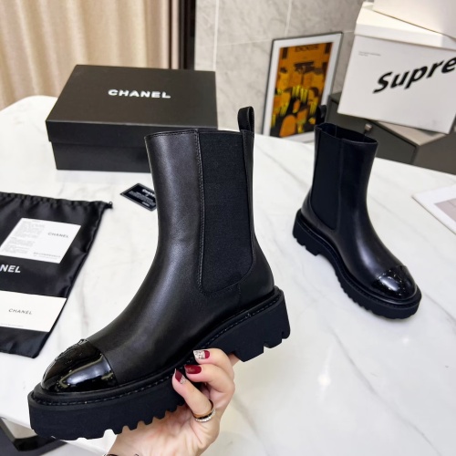 Replica Chanel Boots For Women #1245910 $105.00 USD for Wholesale