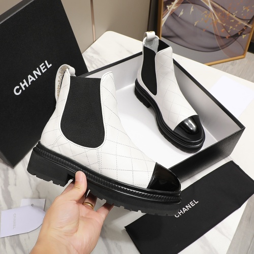 Replica Chanel Boots For Women #1245913 $112.00 USD for Wholesale