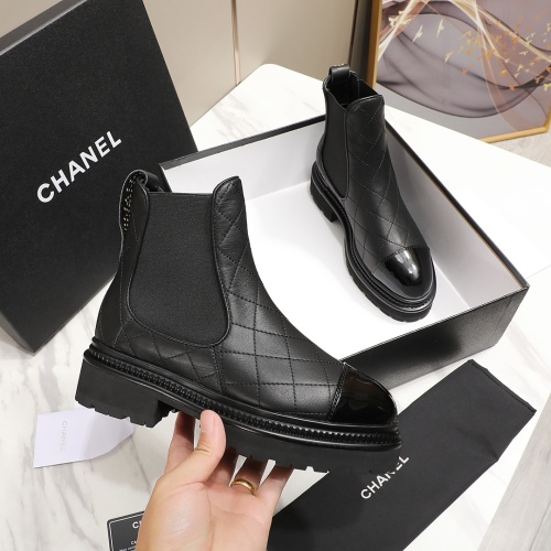 Replica Chanel Boots For Women #1245915 $112.00 USD for Wholesale