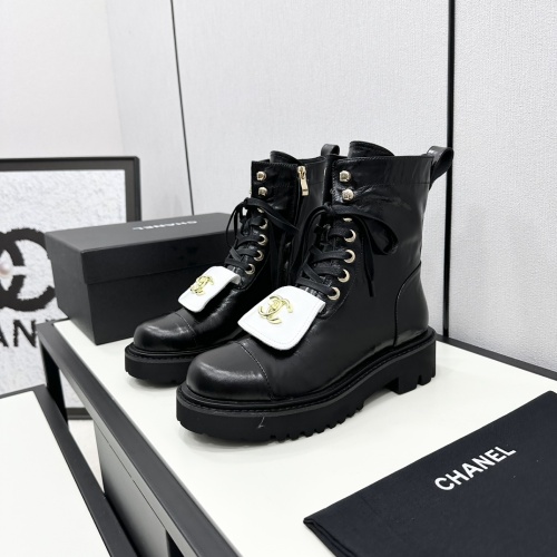 Wholesale Chanel Boots For Women #1245932 $132.00 USD, Wholesale Quality Replica Chanel Boots