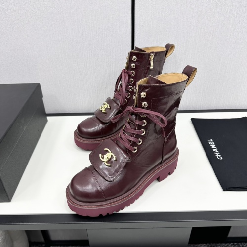 Replica Chanel Boots For Women #1245934 $132.00 USD for Wholesale