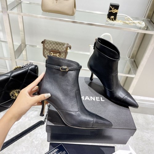 Wholesale Chanel Boots For Women #1245939 $115.00 USD, Wholesale Quality Replica Chanel Boots