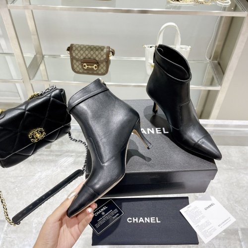 Replica Chanel Boots For Women #1245939 $115.00 USD for Wholesale