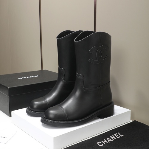 Replica Chanel Boots For Women #1245940 $162.00 USD for Wholesale