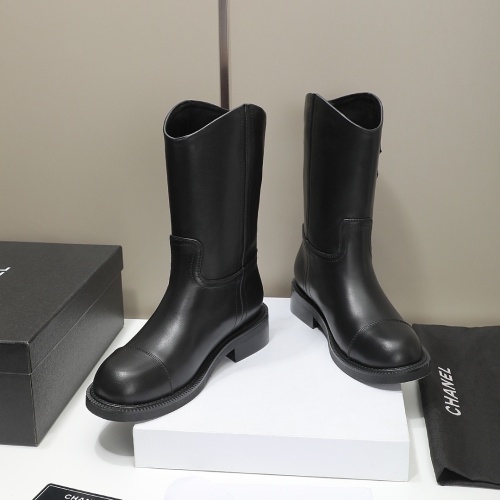 Replica Chanel Boots For Women #1245940 $162.00 USD for Wholesale