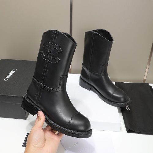 Replica Chanel Boots For Women #1245940 $162.00 USD for Wholesale