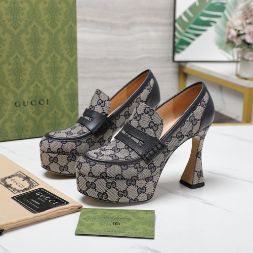 Replica Gucci High-Heeled Shoes For Women #1245953 $125.00 USD for Wholesale