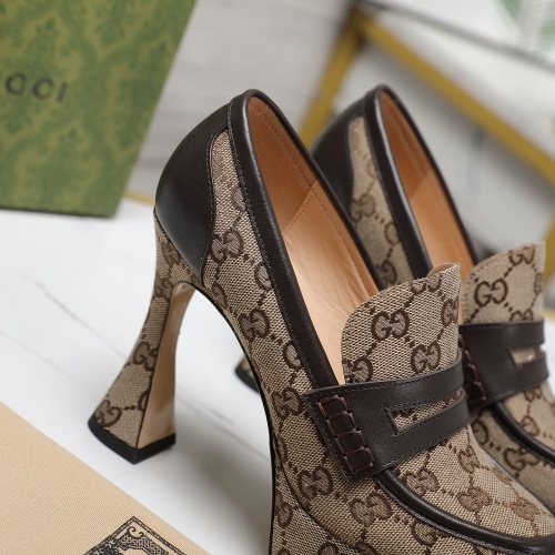 Replica Gucci High-Heeled Shoes For Women #1245954 $125.00 USD for Wholesale