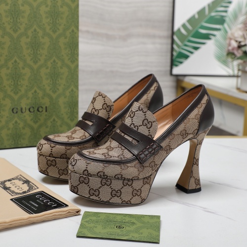 Replica Gucci High-Heeled Shoes For Women #1245954 $125.00 USD for Wholesale