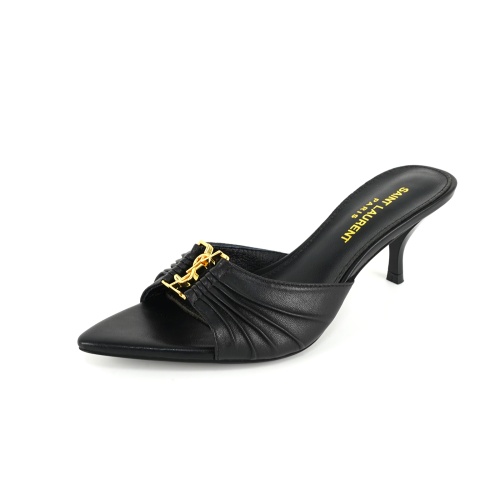 Wholesale Yves Saint Laurent YSL Slippers For Women #1245971 $85.00 USD, Wholesale Quality Replica Yves Saint Laurent YSL Slippers