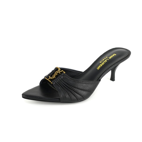 Wholesale Yves Saint Laurent YSL Slippers For Women #1245972 $85.00 USD, Wholesale Quality Replica Yves Saint Laurent YSL Slippers