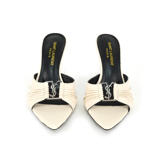 Replica Yves Saint Laurent YSL Slippers For Women #1245986 $85.00 USD for Wholesale