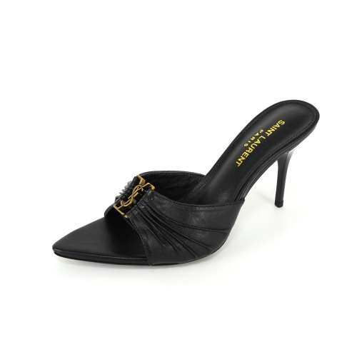 Wholesale Yves Saint Laurent YSL Slippers For Women #1246009 $85.00 USD, Wholesale Quality Replica Yves Saint Laurent YSL Slippers