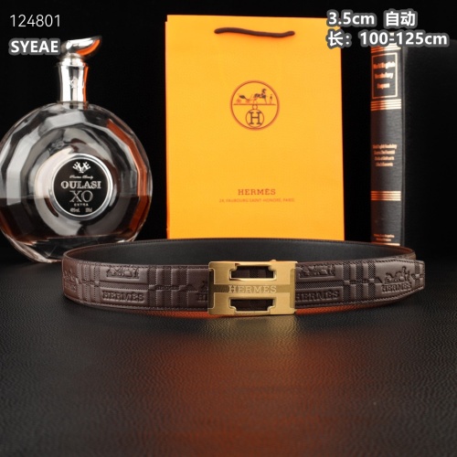 Replica Hermes AAA Quality Belts For Men #1246016 $60.00 USD for Wholesale