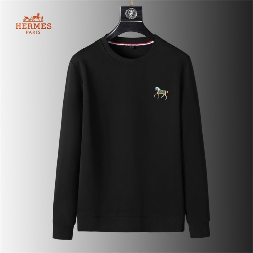 Wholesale Hermes Hoodies Long Sleeved For Men #1246077 $40.00 USD, Wholesale Quality Replica Hermes Hoodies