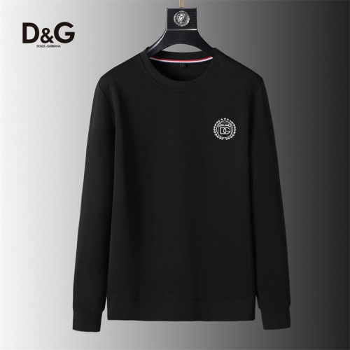 Wholesale Dolce &amp; Gabbana D&amp;G Hoodies Long Sleeved For Men #1246101 $40.00 USD, Wholesale Quality Replica Dolce &amp; Gabbana D&amp;G Hoodies