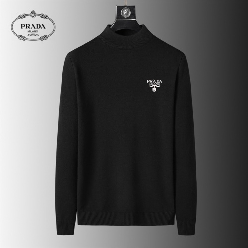 Wholesale Prada Sweater Long Sleeved For Men #1246157 $39.00 USD, Wholesale Quality Replica Prada Sweater