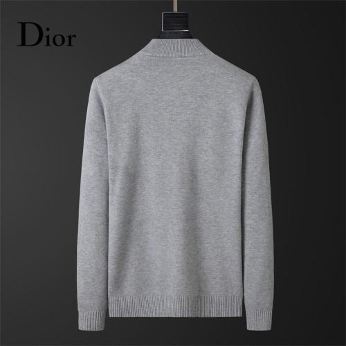 Replica Christian Dior Sweaters Long Sleeved For Men #1246171 $39.00 USD for Wholesale