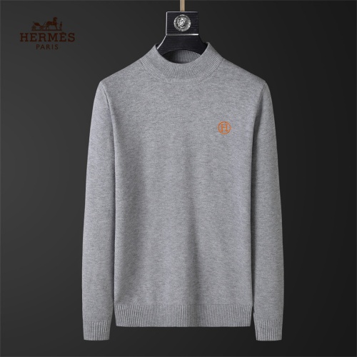 Wholesale Hermes Sweaters Long Sleeved For Men #1246187 $39.00 USD, Wholesale Quality Replica Hermes Sweaters