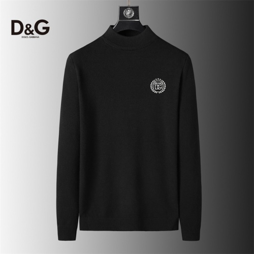 Wholesale Dolce &amp; Gabbana D&amp;G Sweaters Long Sleeved For Men #1246216 $39.00 USD, Wholesale Quality Replica Dolce &amp; Gabbana D&amp;G Sweaters