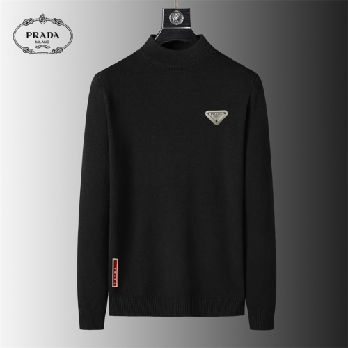 Wholesale Prada Sweater Long Sleeved For Men #1246219 $39.00 USD, Wholesale Quality Replica Prada Sweater