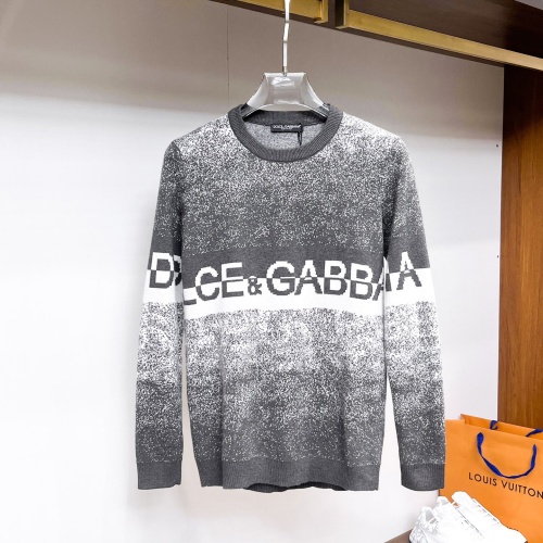 Wholesale Dolce &amp; Gabbana D&amp;G Sweaters Long Sleeved For Men #1246227 $72.00 USD, Wholesale Quality Replica Dolce &amp; Gabbana D&amp;G Sweaters