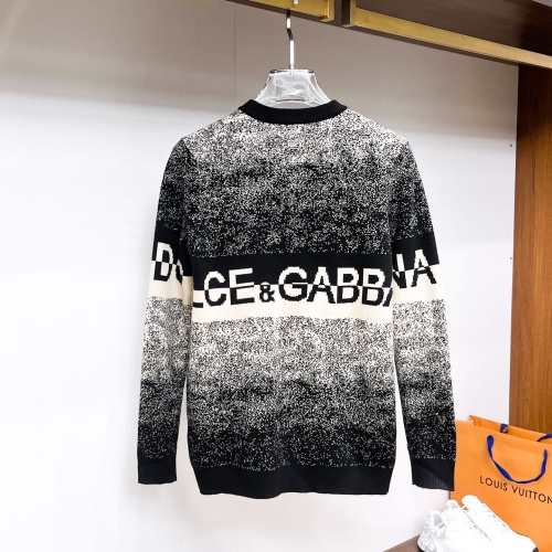 Replica Dolce & Gabbana D&G Sweaters Long Sleeved For Men #1246228 $72.00 USD for Wholesale