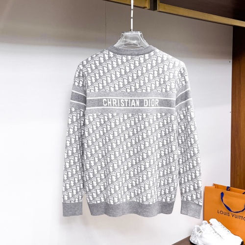 Replica Christian Dior Sweaters Long Sleeved For Men #1246236 $72.00 USD for Wholesale