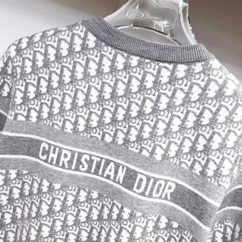 Replica Christian Dior Sweaters Long Sleeved For Men #1246236 $72.00 USD for Wholesale