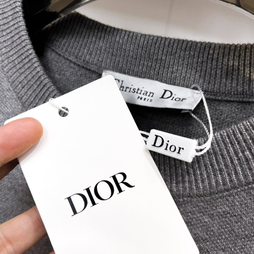 Replica Christian Dior Sweaters Long Sleeved For Men #1246260 $72.00 USD for Wholesale