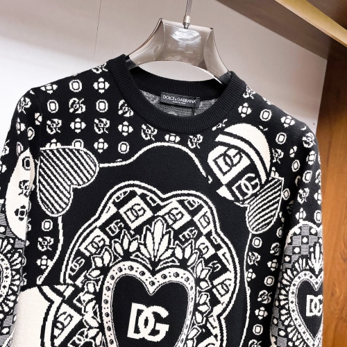 Replica Dolce & Gabbana D&G Sweaters Long Sleeved For Men #1246264 $72.00 USD for Wholesale