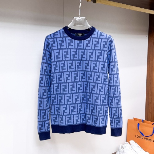 Wholesale Fendi Sweaters Long Sleeved For Men #1246267 $72.00 USD, Wholesale Quality Replica Fendi Sweaters