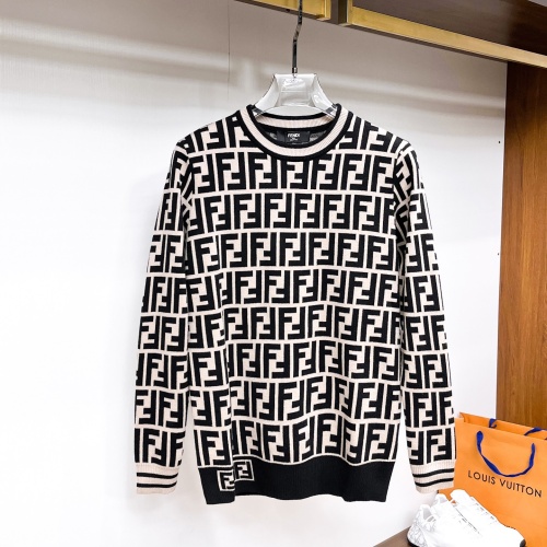 Wholesale Fendi Sweaters Long Sleeved For Men #1246270 $72.00 USD, Wholesale Quality Replica Fendi Sweaters