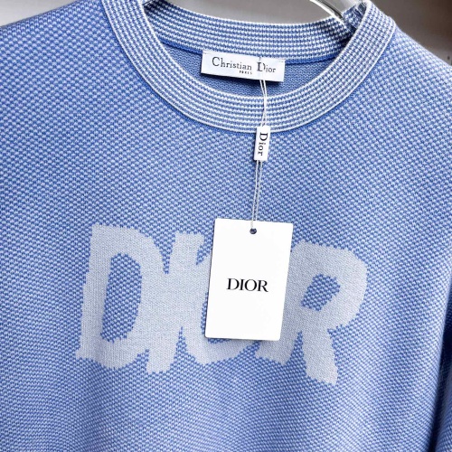 Replica Christian Dior Sweaters Long Sleeved For Men #1246277 $72.00 USD for Wholesale