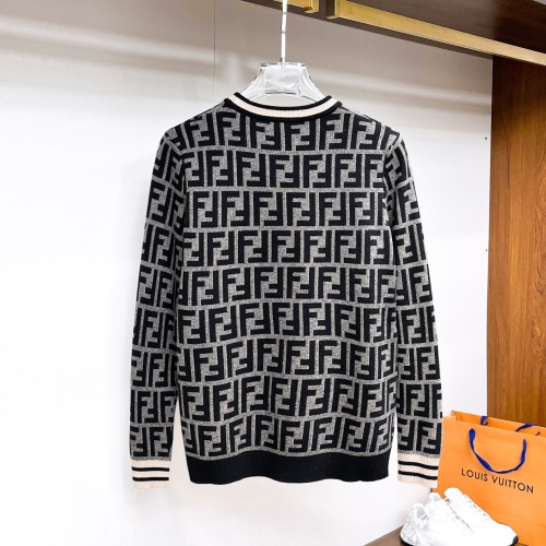 Replica Fendi Sweaters Long Sleeved For Men #1246284 $72.00 USD for Wholesale