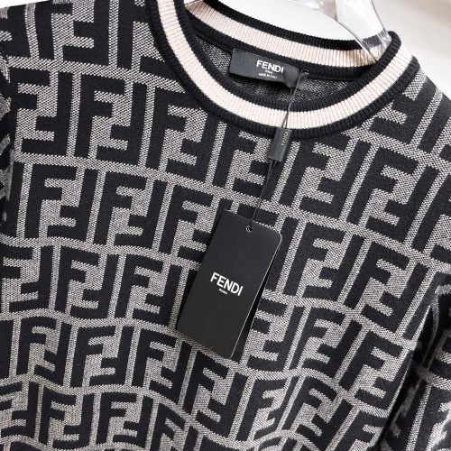 Replica Fendi Sweaters Long Sleeved For Men #1246284 $72.00 USD for Wholesale