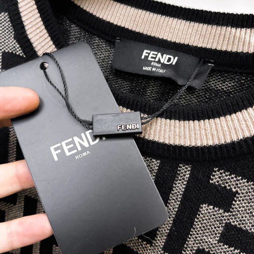 Replica Fendi Sweaters Long Sleeved For Men #1246284 $72.00 USD for Wholesale