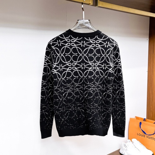 Replica LOEWE Sweaters Long Sleeved For Men #1246295 $72.00 USD for Wholesale